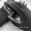 Hespax Blue Nylon nahtloser mechanischer Nitril-Anti-Öl-Handschuhe